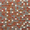 Keramograd Мозаика стеклянная с камнем Мозаика Стеклянная Коричневая GS090B 30x30