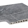 Матовый Kerastep Керамогранит Рукохват угол Marble 446 Ceniza R11 310х310х17-30