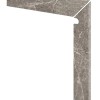 Керамогранитные Kerastep Ступени Плинтус для ступени ML правый Marble 421 Moca R9 596х596х11