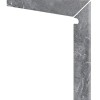 Керамогранитные Kerastep Ступени Плинтус для ступени ML правый Marble 441 Ceniza R9 596х596х11