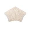 Матовый Kerastep Керамогранит Планка радиальная внутренний угол Stone 541 Sand R9 77х77х110х10