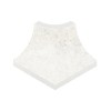 Декор Kerastep Керамогранит Плинтус радиальный внешний угол Stone 531 White R9 77х77х110х10
