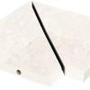 Матовый Kerastep Керамогранит Решетка угол из 2х частей Stone 538 White R11/C 300х300х30