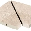 Матовый Kerastep Керамогранит Решетка угол из 2х частей Stone 548 Sand R11/C 300х300х30