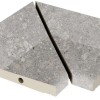 Матовый Kerastep Керамогранит Решетка угол из 2х частей Stone 558 Pearl R11/C 300х300х30