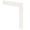 Керамогранитные Kerastep Ступени Плинтус ступени правый Stone 531 White R9 596х596х11