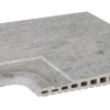 Матовый Kerastep Керамогранит Рукохват угол Urban 378 Silver R11/C 310х310х17-30