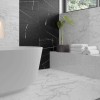 Матовый Marble Trend Kerranova Марбл Тренд Керамогранит K-1004/МR/600x1200 Nero Dorato — фото 3