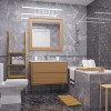 Kerranova Керамогранит Marble Trend Nero Dorato 60x30 Матовый — фото 45