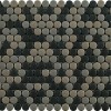 Керамическая L antic Colonial Мозаика L244006761 Glaze Dots Greys/Black Matt 31,5х29