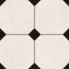 Матовый LB-Ceramics Керамогранит Октагон 6532-0010 30х30 черно-белый
