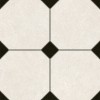 Матовый LB-Ceramics Керамогранит Октагон 6532-0010 30х30 черно-белый — фото 2