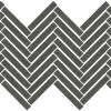 Керамическая Living Ceramics Cuit Spike Mosaic Charcoal Soft 23x43 — фото 6