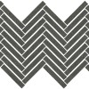 Керамическая Living Ceramics Cuit Spike Mosaic Charcoal Soft 23x43 — фото 2
