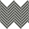Керамическая Living Ceramics Cuit Spike Mosaic Charcoal Soft 23x43 — фото 4