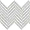 Керамическая Living Ceramics Cuit Spike Mosaic Grey Soft 23x43 — фото 3