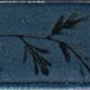 Декор Marazzi Italy M96W Rice Blu dec Leaf Lux 5х15 — фото 3