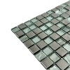 Керамическая Marble Mosaic Glass Мозаика Crystal mix Silver 30х30 — фото 2