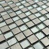 Керамическая Marble Mosaic Glass Мозаика Crystal mix Silver 30х30 — фото 3