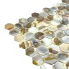 Керамическая Marble Mosaic Мозаика Hexagon Painted Shell 30,5х30,5 — фото 2