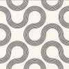Настенная Meissen Keramik Mei Spin White-Black Geo 25x75