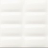Настенная Meissen Keramik Mei Pret a Porter White Glossy Pillow Structure 25x75