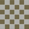 Матовый Metlah.Store Мозаика Кембридж К12 Сетка Квадрат Серый/Квадрат Зелёный 330x330