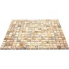 Мраморная Natural Mosaic Adriatica Мозаика Травертин полированная 7M091-15P чип 15x15 — фото 5