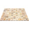 Мраморная Natural Mosaic Adriatica Мозаика Травертин полированная 7M091-25P чип 25х25 — фото 5