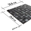 Стеклянная Natural Mosaic Art-deco dark Мозаика Стекло микс JP-306 чип 30х30 — фото 7