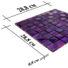 Стеклянная Natural Mosaic Art-deco dark Мозаика Стекло микс JP-307 чип 30х30 — фото 7