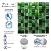 Стеклянная Natural Mosaic Art-deco dark Мозаика Стекло микс JP-308 чип 30х30 — фото 10