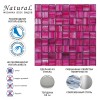 Стеклянная Natural Mosaic Art-deco dark Мозаика Стекло микс JP-309 чип 30х30 — фото 4