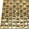 Стеклянная Natural Mosaic Art-deco Light Мозаика Стекло микс PA-04-15 чип 15х15 — фото 3