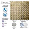 Стеклянная Natural Mosaic Art-deco Light Мозаика Стекло микс PA-04-15 чип 15х15 — фото 10