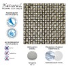 Стеклянная Natural Mosaic Art-deco Light Мозаика Стекло микс PA-05-15 чип 15х15 — фото 2