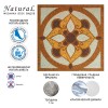Панно Natural Mosaic ART Мозаичные ковры Мозаика Мрамор полированная PH-04 100x100 — фото 2