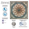 Панно Natural Mosaic ART Мозаичные ковры Мозаика Мрамор полированная PH-07 100x100 — фото 2