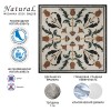 Панно Natural Mosaic ART Мозаичные ковры Мозаика Мрамор полированная PH-09 100x100 — фото 2
