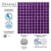 Стеклянная Natural Mosaic Color palette Мозаика Стекло глянцевая A-132 чип 25,8х25,8 — фото 11