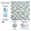Стеклянная Natural Mosaic Мозаика Стекло глянцевая CPM-12 чип 25,8х25,8 — фото 12
