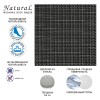 Стеклянная Natural Mosaic Flex Мозаика Стекло глянцевая W-09 чип 12х12 — фото 3
