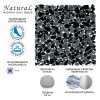 Стеклянная Natural Mosaic Мозаика Стекло глянцевая GEM-01 чип произвольной формы 30x30 — фото 9