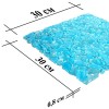 Стеклянная Natural Mosaic Мозаика Стекло глянцевая GEM-06 чип произвольной формы 30x30 — фото 6