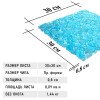 Стеклянная Natural Mosaic Мозаика Стекло глянцевая GEM-06 чип произвольной формы 30x30 — фото 7
