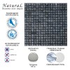 Стеклянная Natural Mosaic Hi-Tech Мозаика Стекло микс HTC-005-15 (PST-005-15) чип 15х15 — фото 2