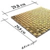 Стеклянная Natural Mosaic Hi-Tech Мозаика Стекло микс HTC-004-15 чип 15х15 — фото 7