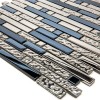 Стеклянная Natural Mosaic Hi-Tech Мозаика Стекло микс HTC-502-M чип 15х15/48/98 — фото 2
