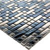 Стеклянная Natural Mosaic Hi-Tech Мозаика Стекло микс HTC-504-M чип 15х15 и 15х48 — фото 2