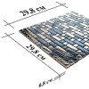 Стеклянная Natural Mosaic Hi-Tech Мозаика Стекло микс HTC-504-M чип 15х15 и 15х48 — фото 7